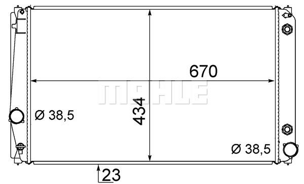 WG2193130 WILMINK GROUP Радиатор, охлаждение двигателя