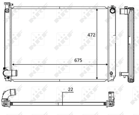 WG1723477 WILMINK GROUP Радиатор, охлаждение двигателя