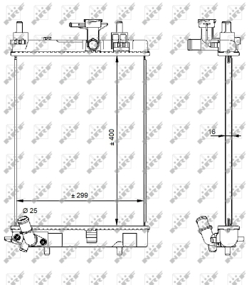 WG1723669 WILMINK GROUP Радиатор, охлаждение двигателя