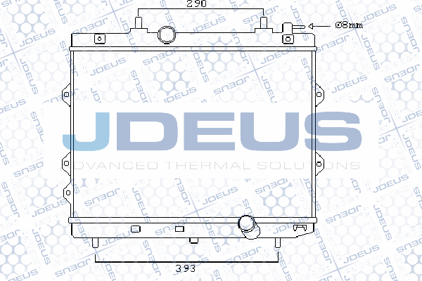 065M13 JDEUS Радиатор, охлаждение двигателя