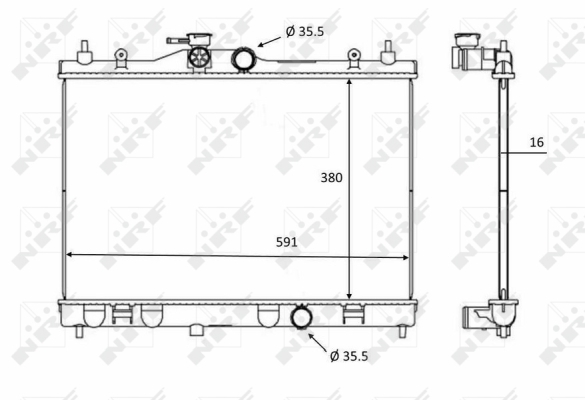 WG1723220 WILMINK GROUP Радиатор, охлаждение двигателя