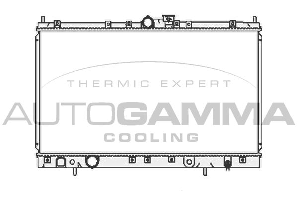 105399 AUTOGAMMA Радиатор, охлаждение двигателя