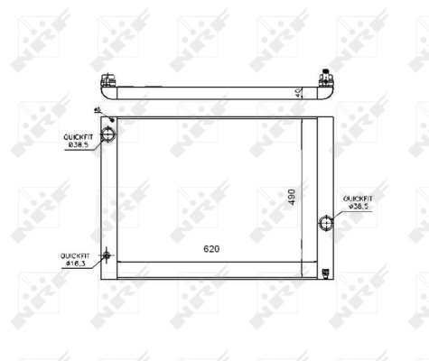 WG1722547 WILMINK GROUP Радиатор, охлаждение двигателя