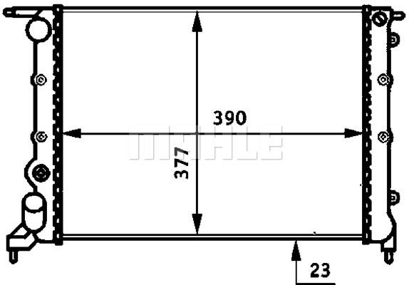 WG2183668 WILMINK GROUP Радиатор, охлаждение двигателя