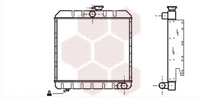 02002008 VAN WEZEL Радиатор, охлаждение двигателя
