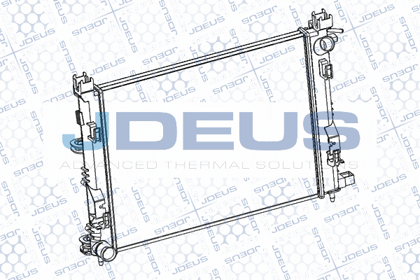RA0231130 JDEUS Радиатор, охлаждение двигателя