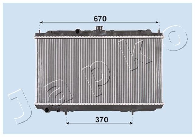 RDA213005 JAPKO Радиатор, охлаждение двигателя