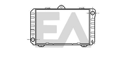 31R71079 EACLIMA Радиатор, охлаждение двигателя