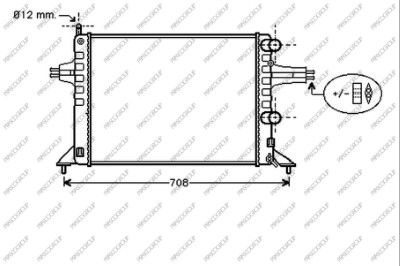 OP017R012 PRASCO Радиатор, охлаждение двигателя