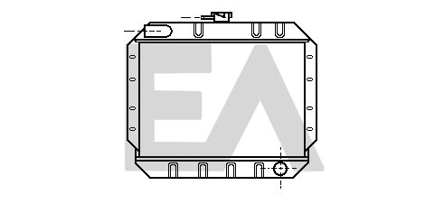 31R22015 EACLIMA Радиатор, охлаждение двигателя