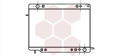 37002141 VAN WEZEL Радиатор, охлаждение двигателя