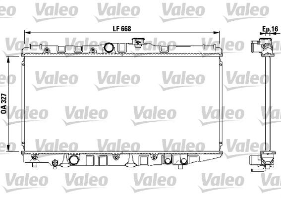 730471 VALEO Радиатор, охлаждение двигателя