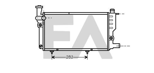 31R55067 EACLIMA Радиатор, охлаждение двигателя