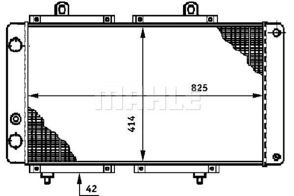 WG2183824 WILMINK GROUP Радиатор, охлаждение двигателя