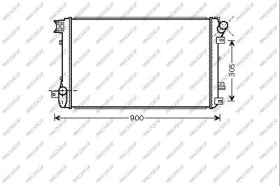 RN952R004 PRASCO Радиатор, охлаждение двигателя