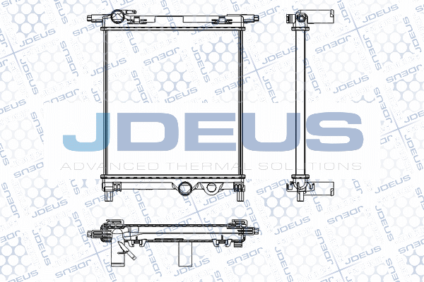 RA0300630 JDEUS Радиатор, охлаждение двигателя