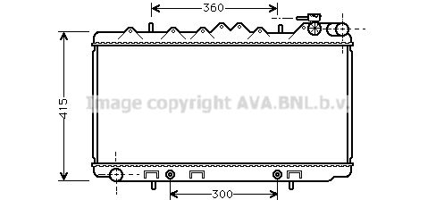 DN2093 PRASCO Радиатор, охлаждение двигателя