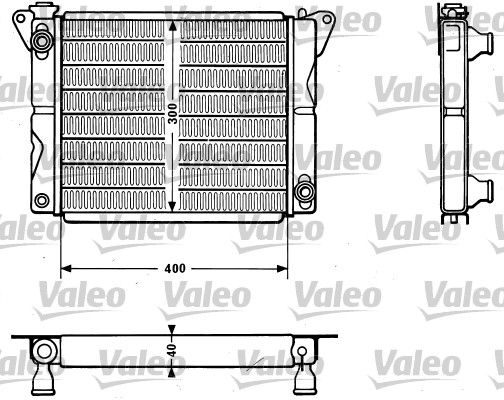 810879 VALEO Радиатор, охлаждение двигателя