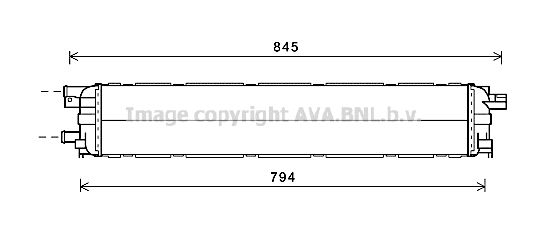 AI2366 AVA QUALITY COOLING Радиатор, охлаждение двигателя