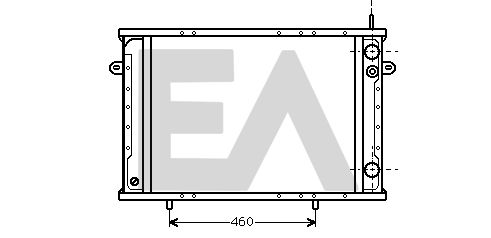 31R60029 EACLIMA Радиатор, охлаждение двигателя