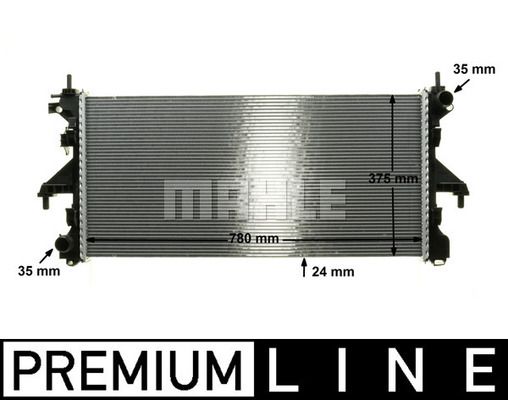 CR1068000P MAHLE Радиатор, охлаждение двигателя