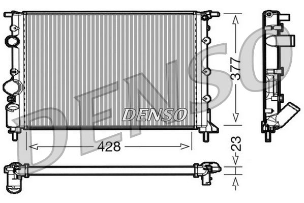 DRM23032 DENSO Радиатор, охлаждение двигателя