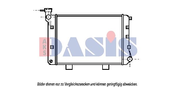 490140N AKS DASIS Радиатор, охлаждение двигателя