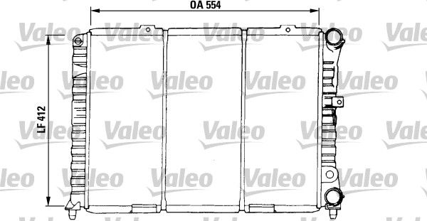 730376 VALEO Радиатор, охлаждение двигателя