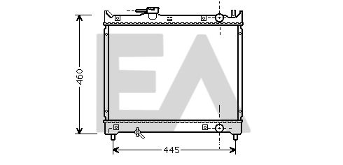 31R69069 EACLIMA Радиатор, охлаждение двигателя