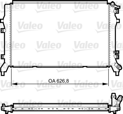 735375 VALEO Радиатор, охлаждение двигателя