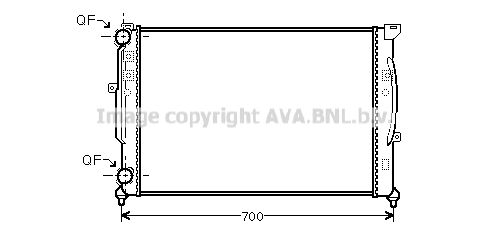 AI2189 AVA QUALITY COOLING Радиатор, охлаждение двигателя