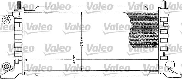 730587 VALEO Радиатор, охлаждение двигателя