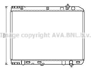 KA2246 AVA QUALITY COOLING Радиатор, охлаждение двигателя