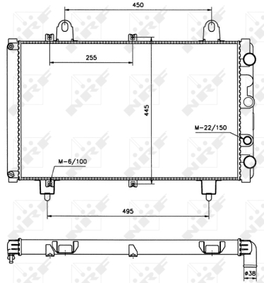 WG1723488 WILMINK GROUP Радиатор, охлаждение двигателя