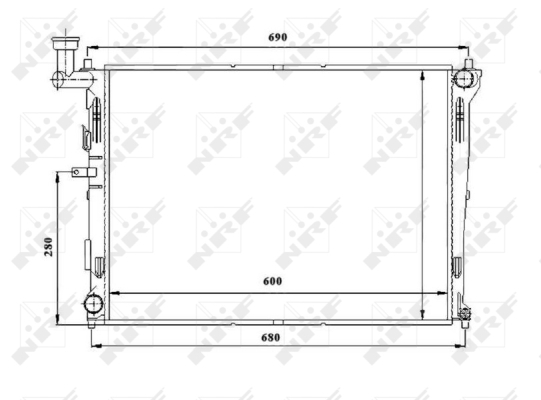 WG1722650 WILMINK GROUP Радиатор, охлаждение двигателя