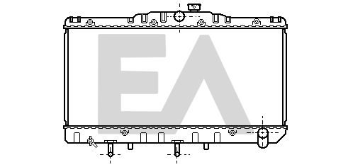 31R71018 EACLIMA Радиатор, охлаждение двигателя