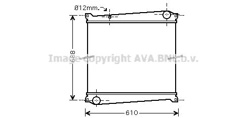 RTA2379 AVA QUALITY COOLING Радиатор, охлаждение двигателя