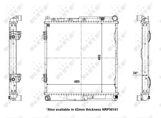 WG1723030 WILMINK GROUP Радиатор, охлаждение двигателя