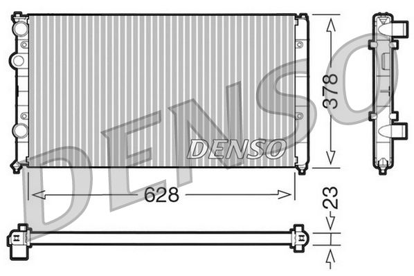 DRM32035 DENSO Радиатор, охлаждение двигателя