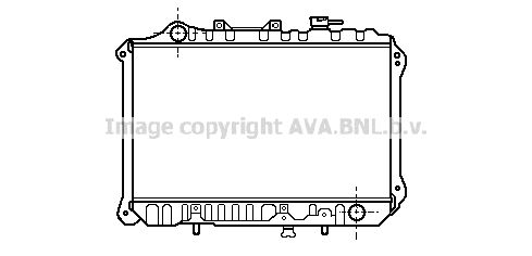 MZ2010 AVA QUALITY COOLING Радиатор, охлаждение двигателя