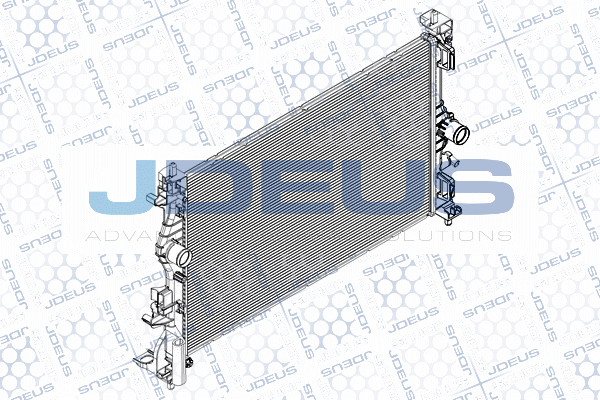 RA0201210 JDEUS Радиатор, охлаждение двигателя
