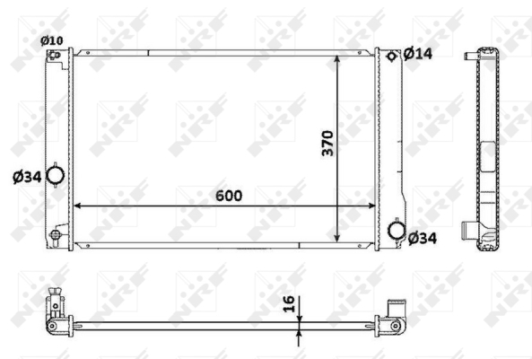 WG1722725 WILMINK GROUP Радиатор, охлаждение двигателя