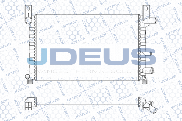 M0120620 JDEUS Радиатор, охлаждение двигателя