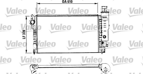 730575 VALEO Радиатор, охлаждение двигателя