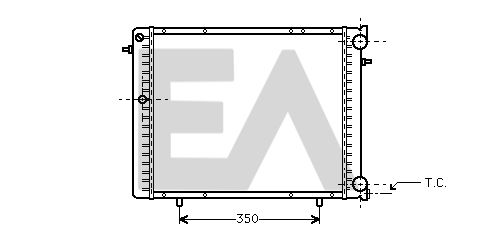 31R60038 EACLIMA Радиатор, охлаждение двигателя