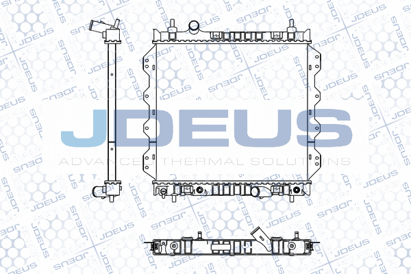 M053001A JDEUS Радиатор, охлаждение двигателя