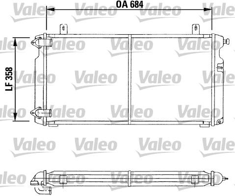 730014 VALEO Радиатор, охлаждение двигателя