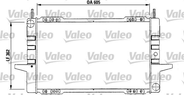 730566 VALEO Радиатор, охлаждение двигателя