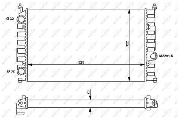 WG1722889 WILMINK GROUP Радиатор, охлаждение двигателя