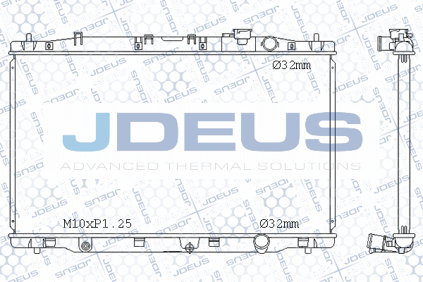 M0130120 JDEUS Радиатор, охлаждение двигателя